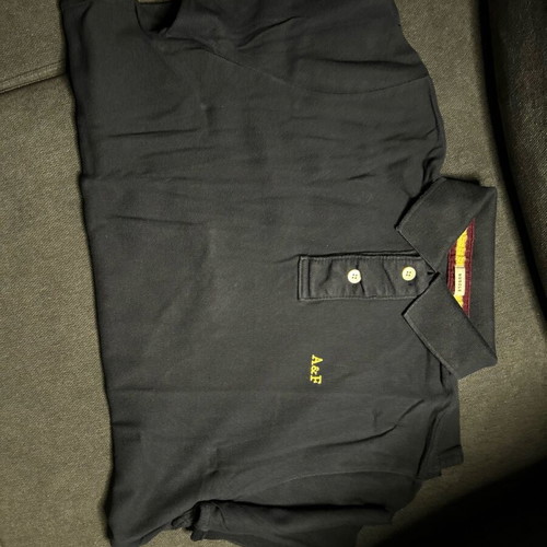 Abercrombie & Fitch men's blue short-sleeve polo like new