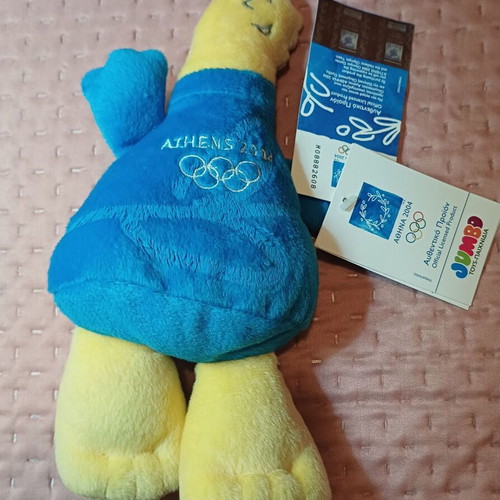 Phoebus mascot Athens 2004 Olympic Games new, height 24cm