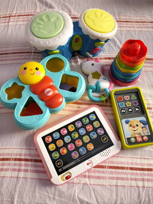 Baby educational toys like new
