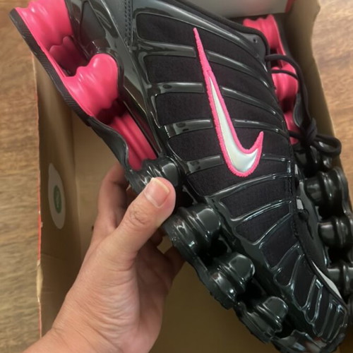 Nike Shox TL Off Noir Metallic Silver sneakers size 45 new