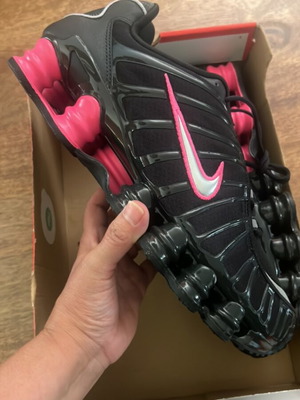 Nike Shox TL Off Noir Metallic Silver sneakers size 45 new