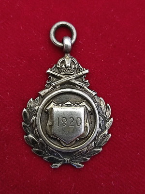 Silver English medal 1920 used