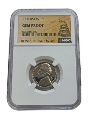 Νόμισμα Jefferson 5 σεντ Gem Proof 1976 ΗΠΑ