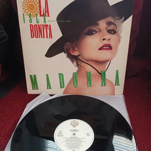 Madonna La Isla Bonita 12" Maxi single used, Greek pressing