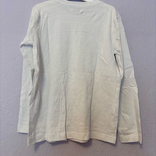 Boys' long-sleeve shirt No6 used, white