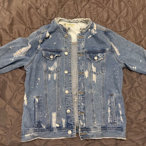 Denim jacket new, size medium, blue