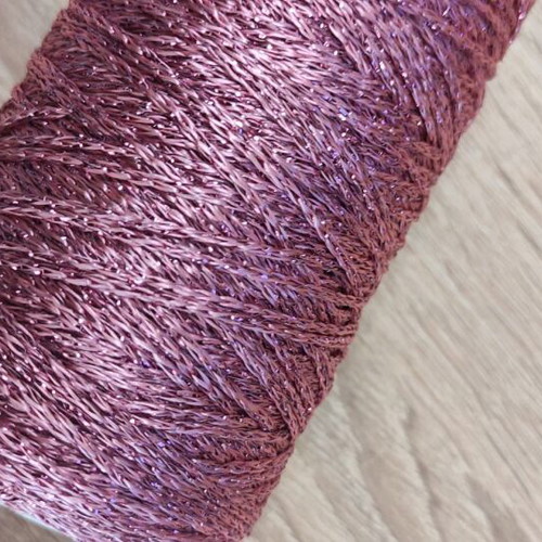 Metallic Thread knitting yarn with iridescent thread, black, gray, purple, pink new