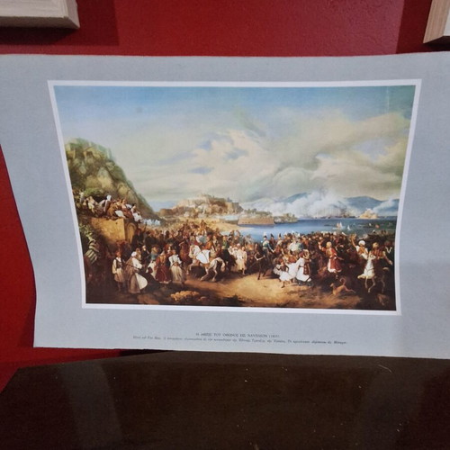 Collectible art prints set with 13 rare large cards, like new