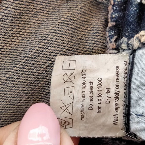 Sam 0-13 Denim Salopette Skirt Like New, Size 14Y S/XS