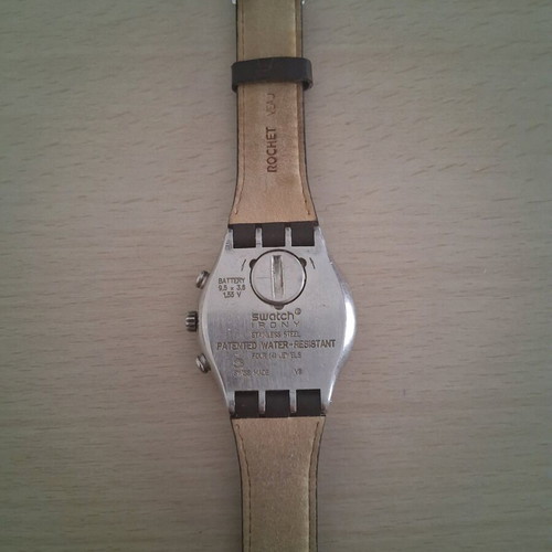 Swatch Irony Chrono Wind Fall men's watch used, black