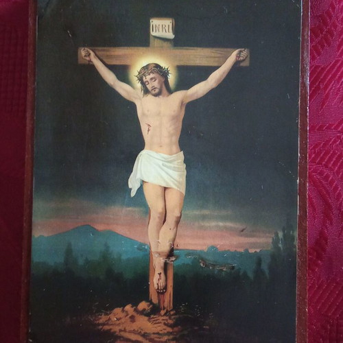 Set of four religious icons