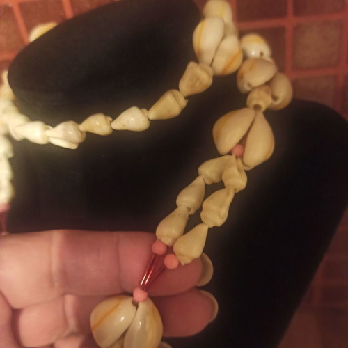 Necklace with shells used from Maldives
