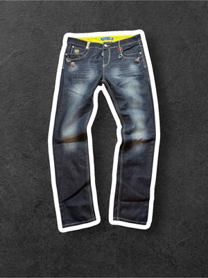 Fc Barcelona jeans like new, men's size 36 with custom pins and patches