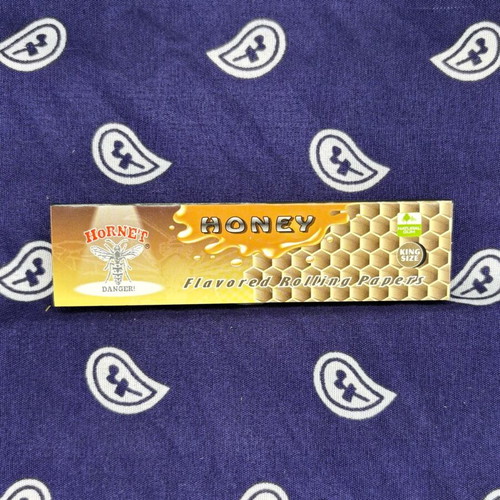 Hornet Flavoured Rolling Papers Honey King Size, new, 32 sheets
