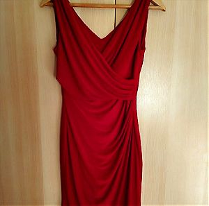Ralph Lauren Κόκκινο Βραδινό Φόρεμα