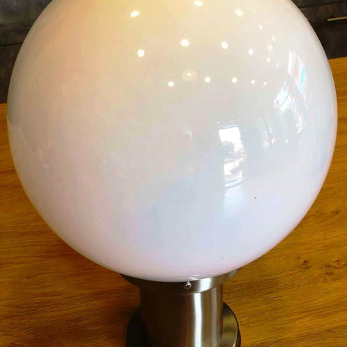 Outdoor Ball Post Lamp Metal