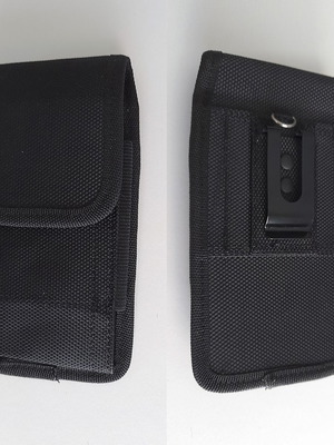 Mobile phone holster with belt clip used, for screens up to 5.5"
