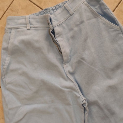 Jean pants like new, one size, turquoise