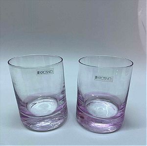 Σετ 2 γυάλινα ποτήρια Krosno 10x8