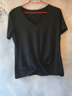 Women's summer blouse medium black used, elastic fabric
