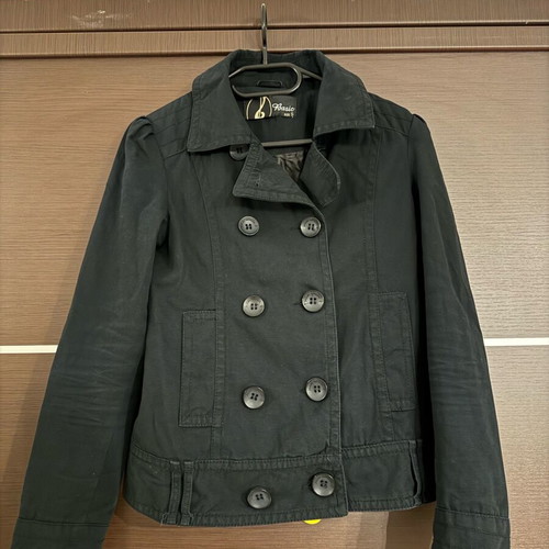 Casual Stradivarius jacket used, size S, black