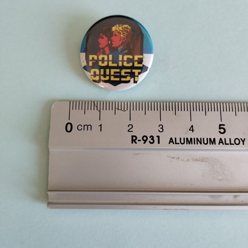 Police Quest Amiga pin new 25mm