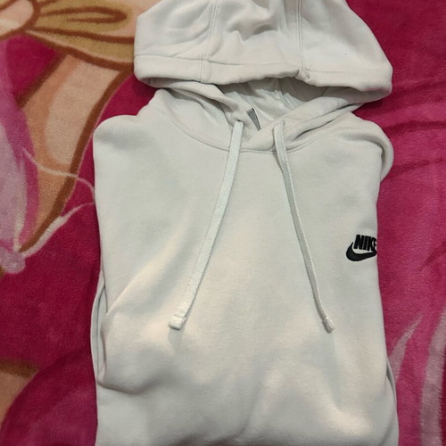 Nike hoodie unisex size M white like new