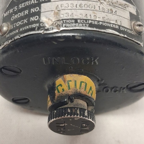 USAF Bendix B-6 G-Meter used aircraft accelerometer 1950s