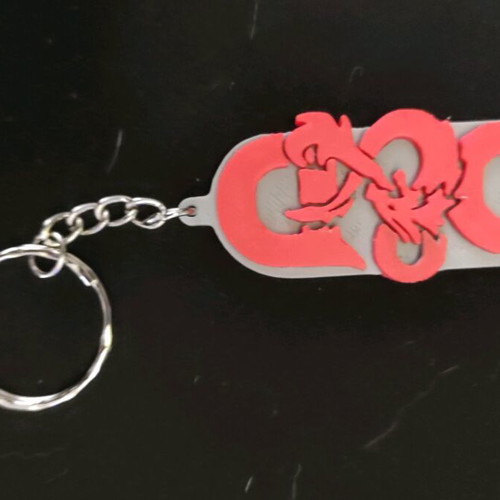 DnD keychain new, 7 centimeters long