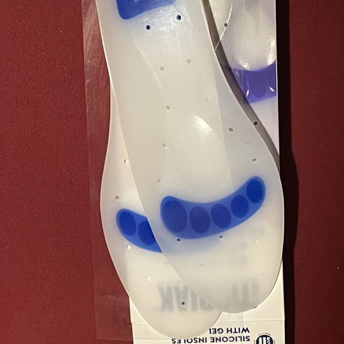 Anatomical Orthopedic Silicone Insoles new, size 39-42
