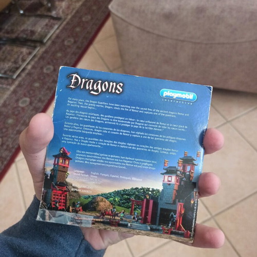 Playmobil Dragons DVD like new, dubbed
