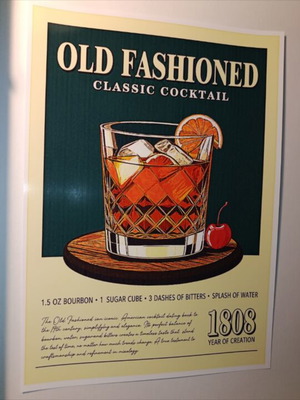 Old Fashioned A4 poster