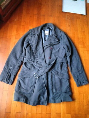 Montgomery style coat Diesel used, gray, size M
