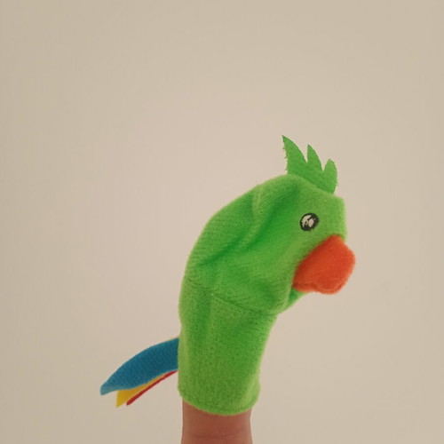 Finger puppets used, set of 9