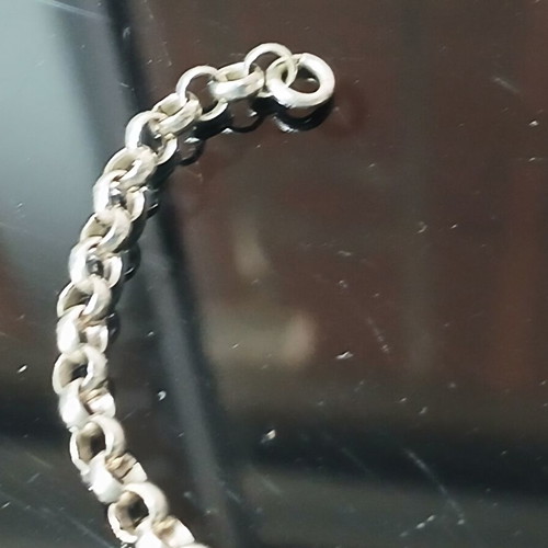Silver bracelet 925 used, length 17cm