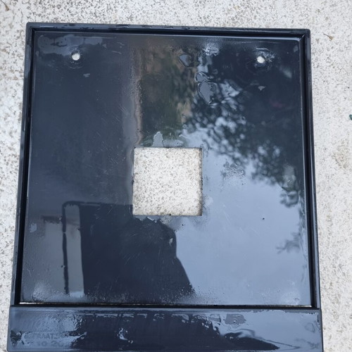 Motorcycle license plate holder used