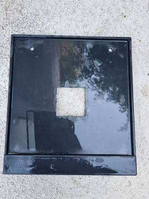 Motorcycle license plate holder used