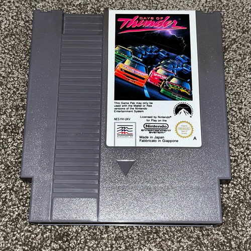 Nintendo Nes game Days of Thunder like new