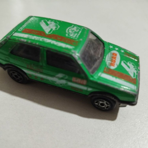 Majorette Volkswagen Golf GTI MK II toy car used, green