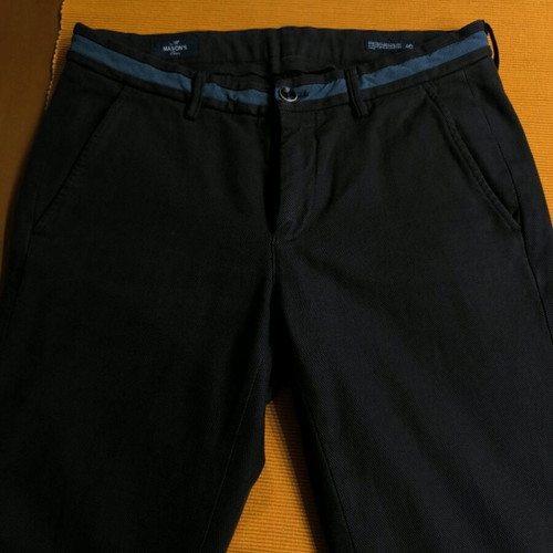 Mason's men's fabric pants dark blue like new