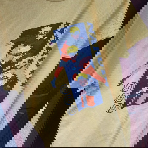 Naruto Shippuden тениска като ново, размер L, цветен