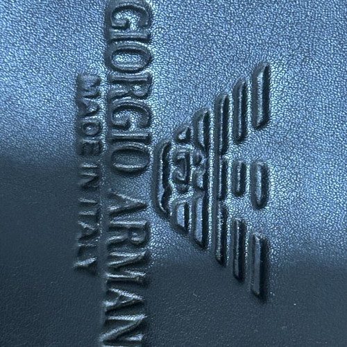 Giorgio Armani men's shoulder bag like new, black leather