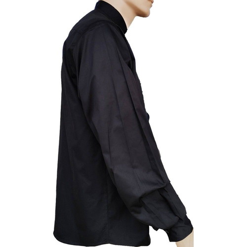 Traditional Black Mao Shirt Palatino New