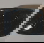  Τιρκουάζ μπλε μελάνι "PARKER-SUPER CHROME", σε γυάλινο μπουκάλι στο κουτί του.