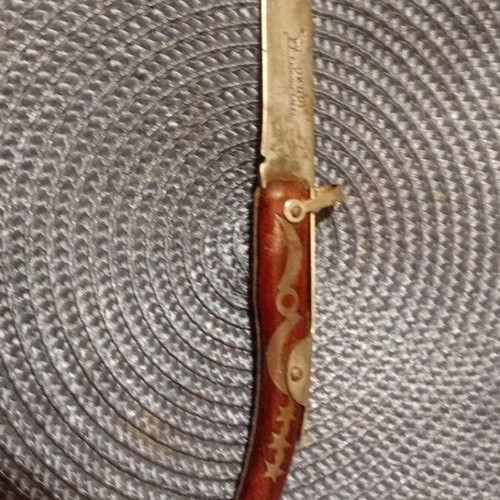 Okapi Garbon Steel folding knife, collectible vintage