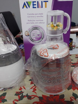 Avent Philips ατμομάγειρας και μπλέντερ αμεταχείριστο