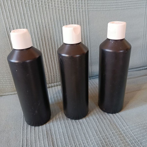 Storage bottles for photographic film liquids, set of 3, like new
