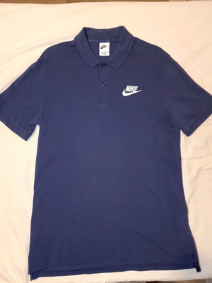 Nike polo shirt M blue like new