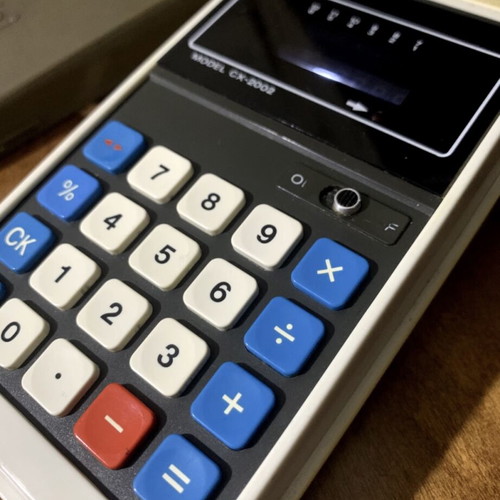 Sanyo CX-2002 calculator vintage 1974 used
