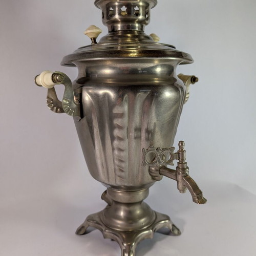 Electric samovar used, height 37cm